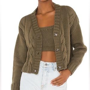 Callahan x Revolve Sweater Set in Green